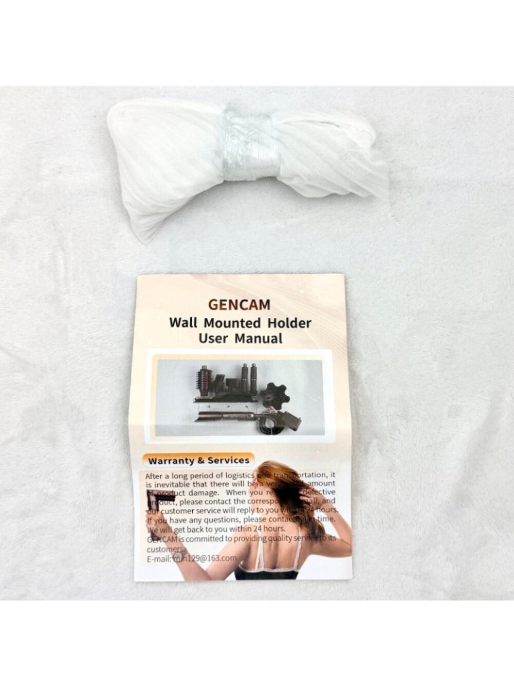 Acrylic Wall Mount Holder for Shark FlexFusion & Accessories w/Cord Hanger - Picture 11 of 11